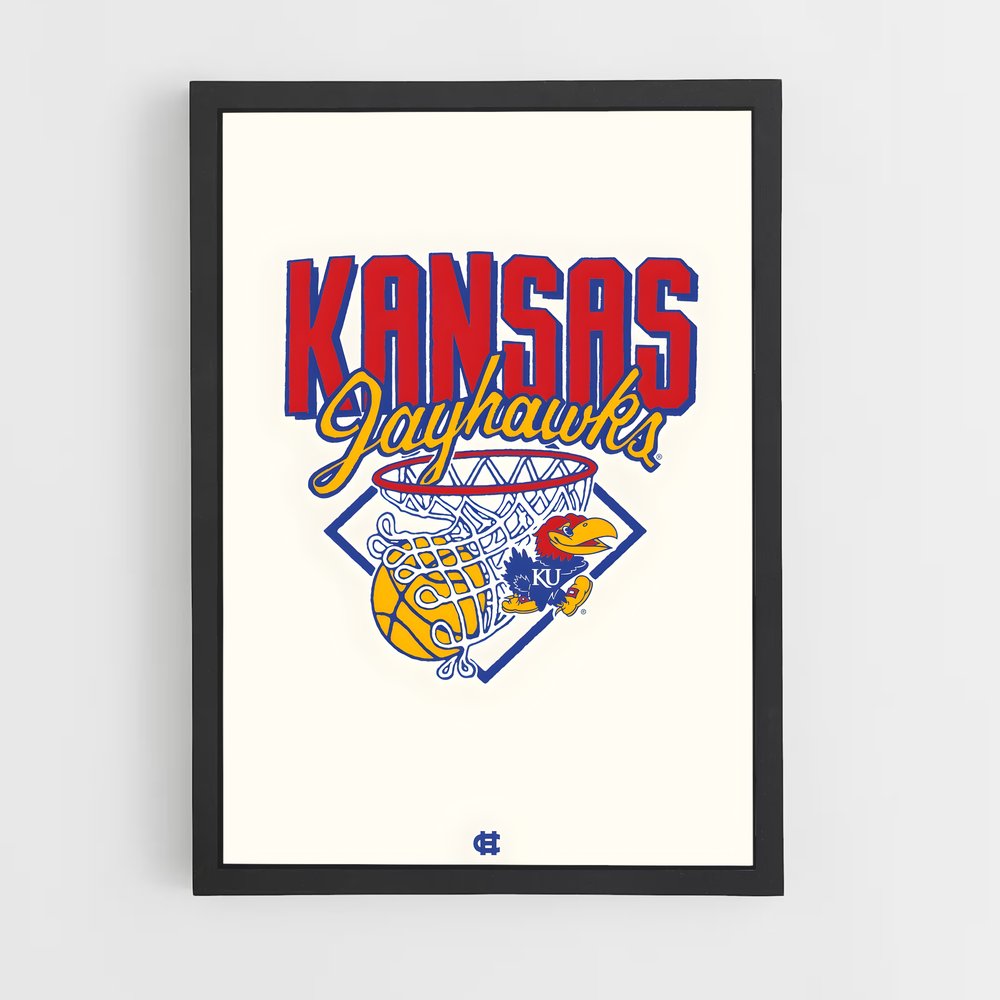 Poster Jayhawk Pride – affiche Basketball (vue 2)